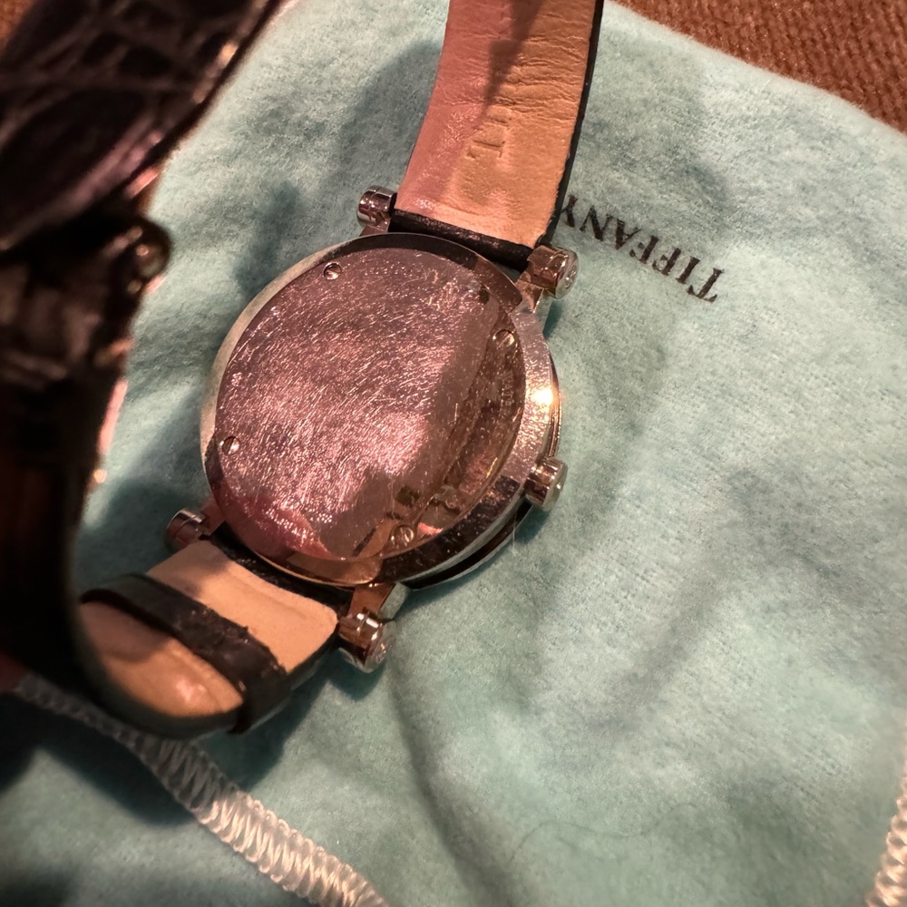 Tiffany & Co Atlas watch 18k white gold with diamonds - Picture 12 of 16